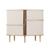 Audacious Highboard Skab Eg/White Sands