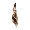 FRASSE plaid brun/beige/grå