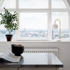 Bellagio bordlampe H60cm messing/hvid