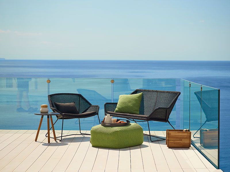 Breeze lænestol hvid 