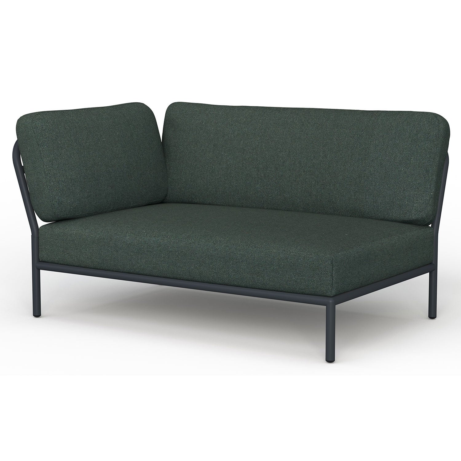 Level endestykke venstre mørkegrøn