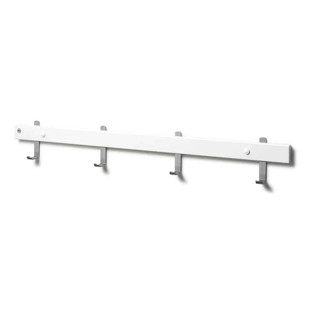 Oscarssons Möbel, Nadja Knagerække 70 cm Hvidlakeret birk