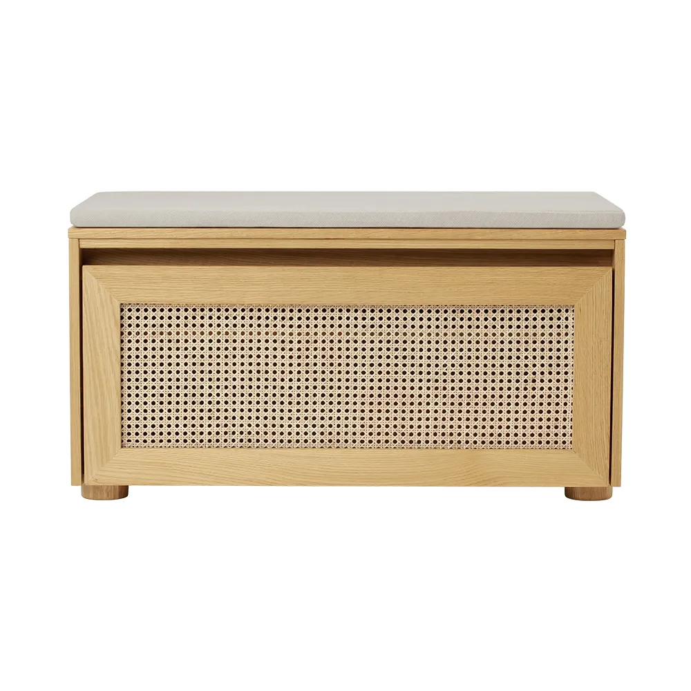 Opbevaringsbænk Hideaway Cane – White Sands