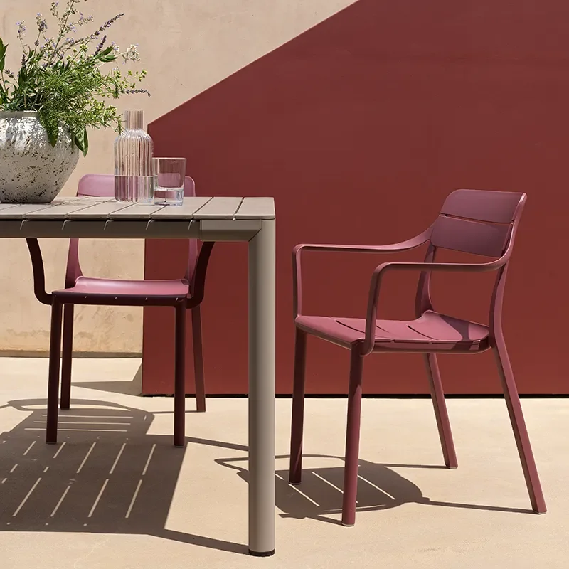 Cassia stol med armlæn Antracite 