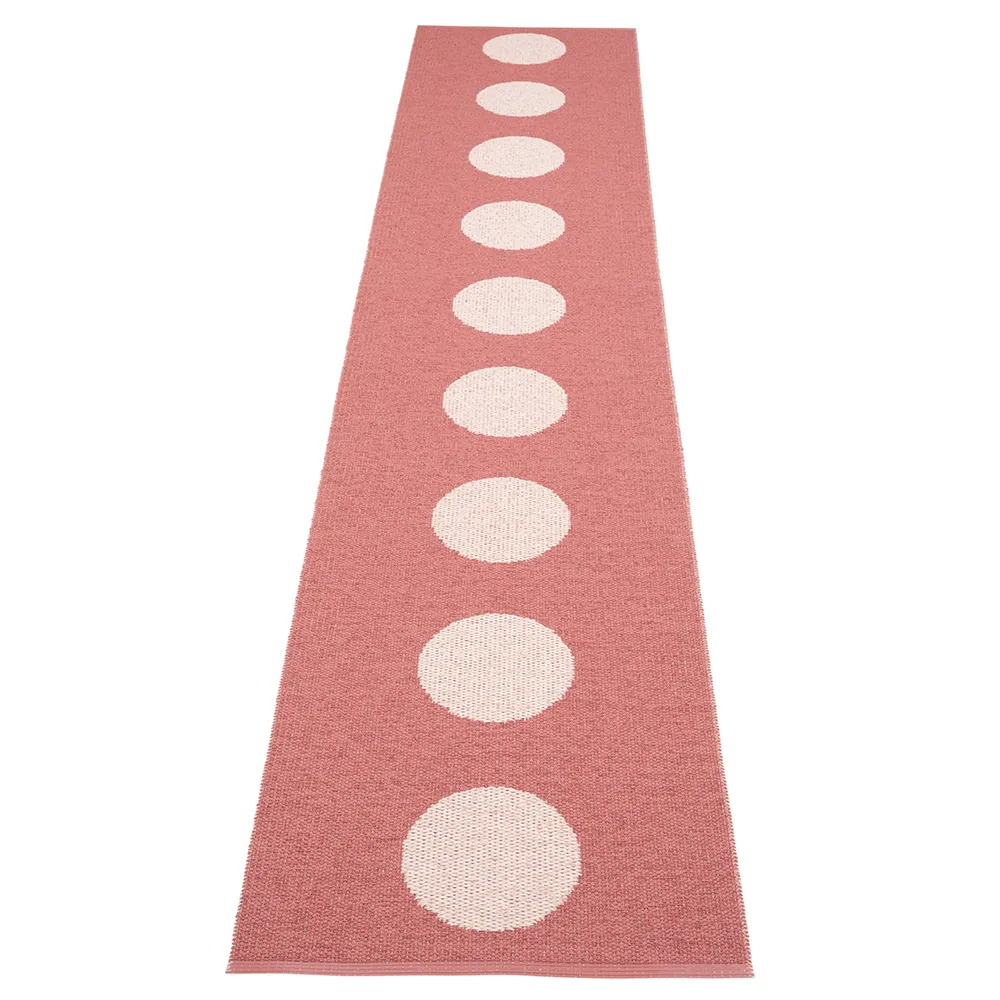 Pappelina, Vera Pop tæppe Blush/Pearl Pink 70 x 360cm