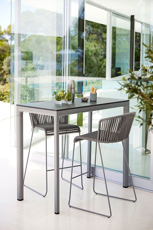 Moments barstol Grå