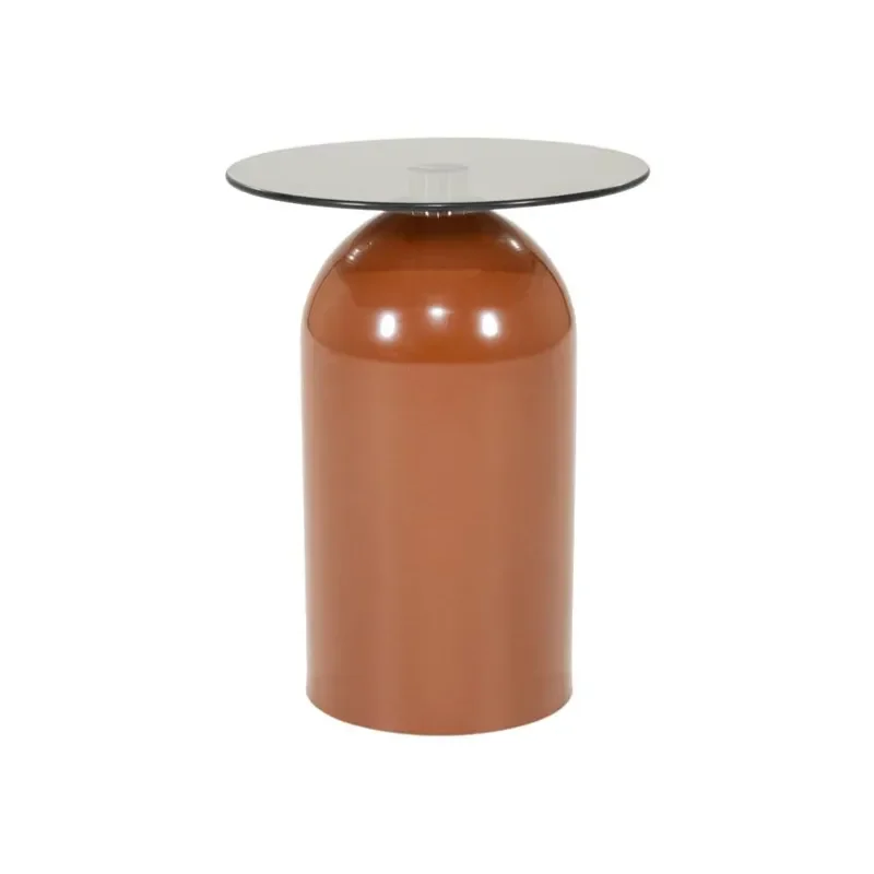 Irona sidebord 39,5x39,5x52 cm glas brun