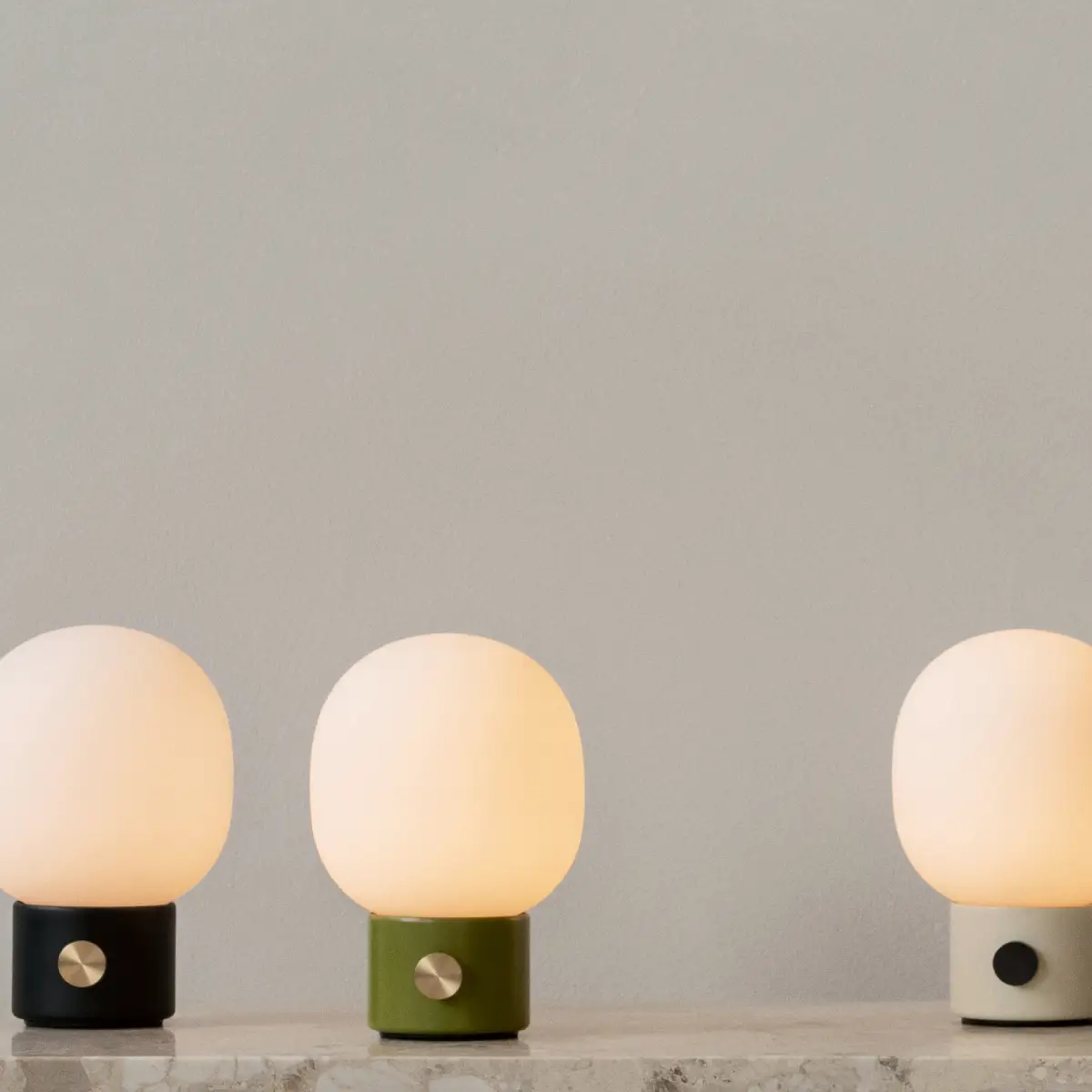  JWDA Bærbar lampe Stål Sort