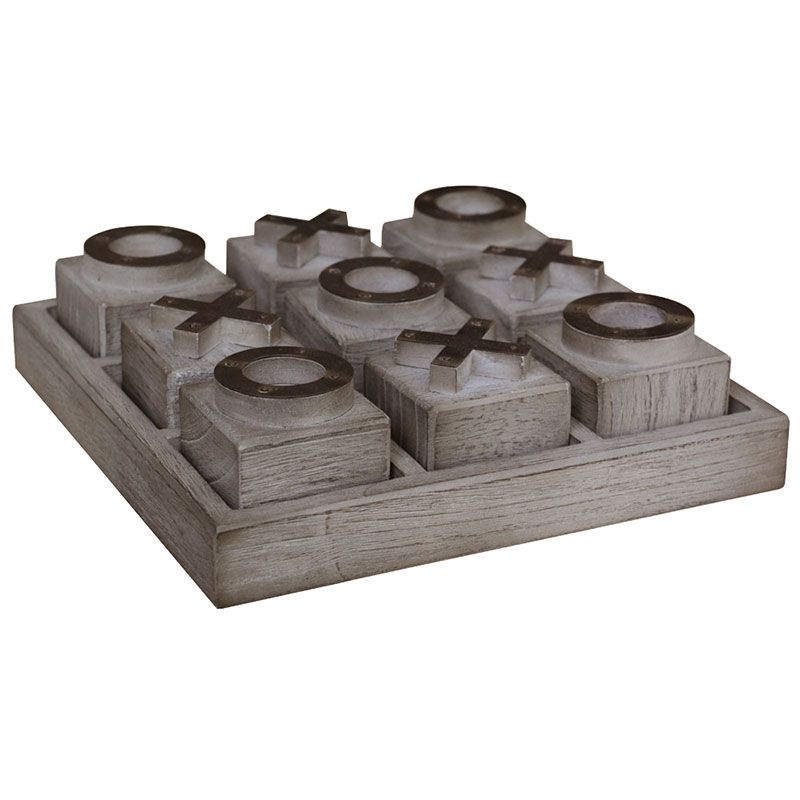 Criss Cross Dekoration Vintage Artwood