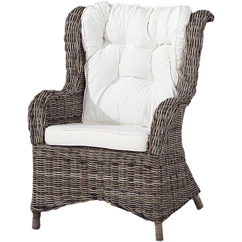 Wingchair lænestol Kubu Grey ekskl. pude