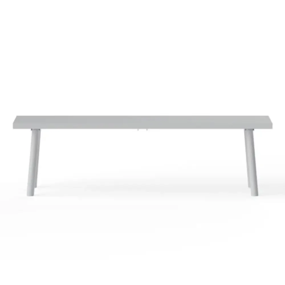 Fred's bench udendørs bænk light grey