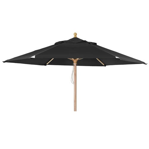 Reggio parasol 300 cm FSC sort