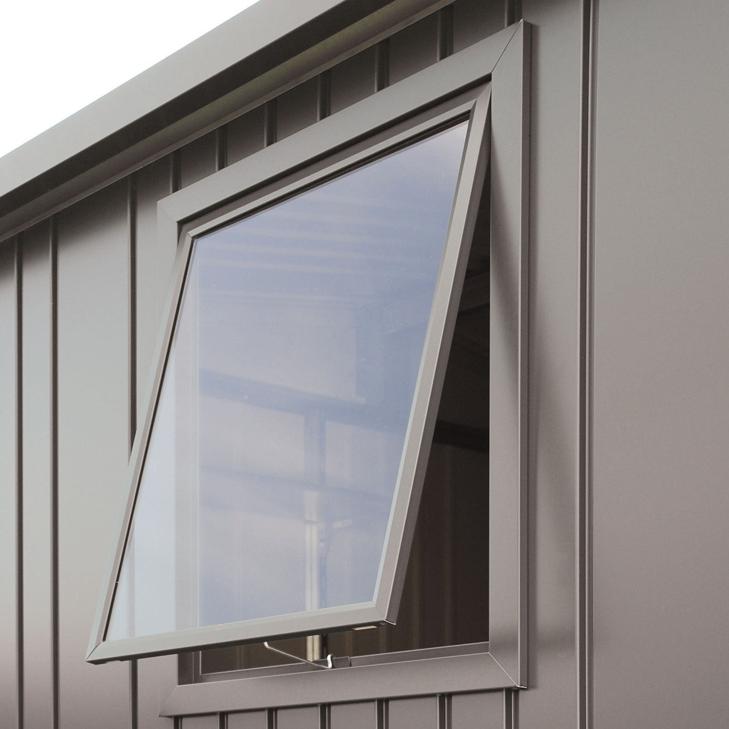 Europa vinduesenhed haveskur metallisk kvartsgrå