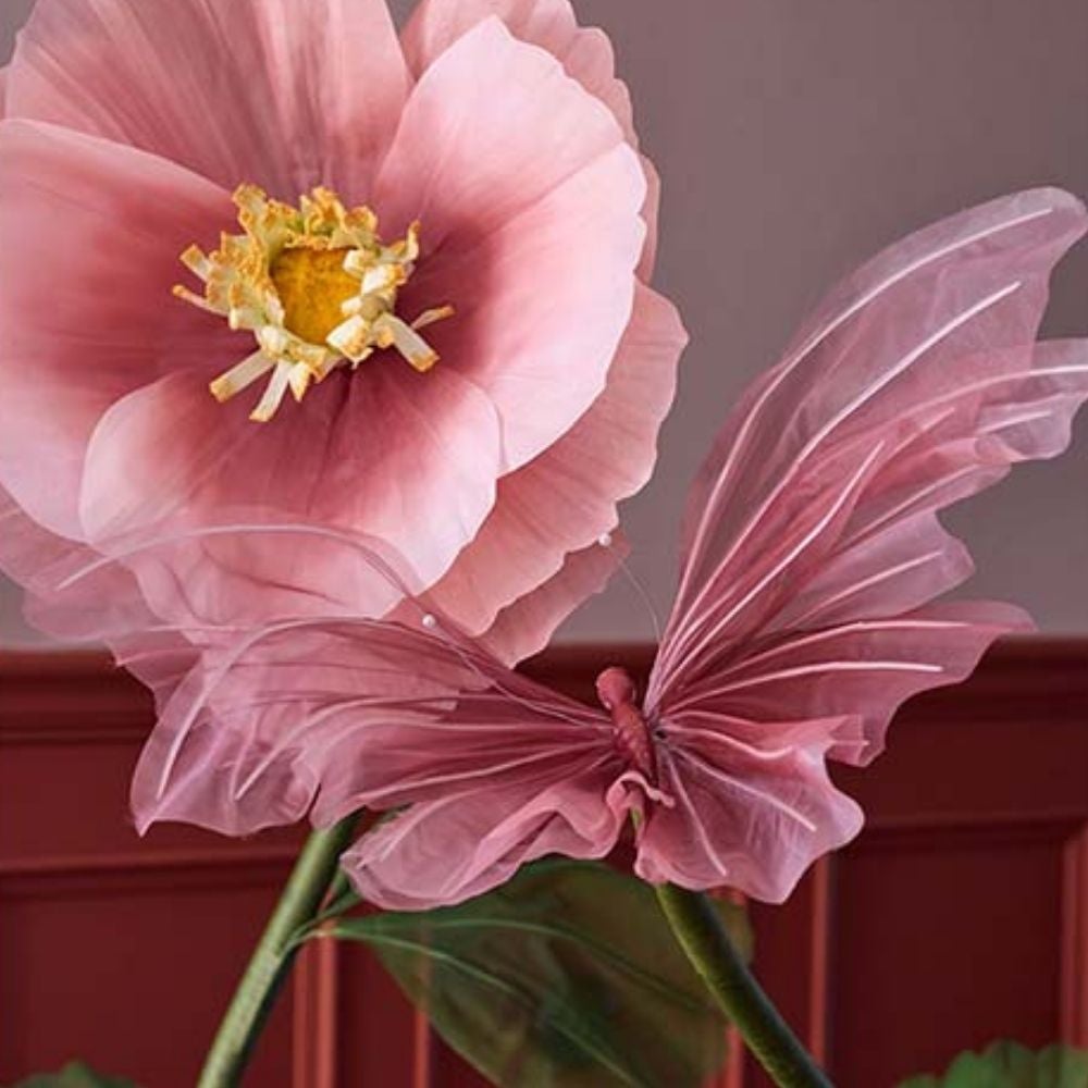 Blomst Signe væg Purple