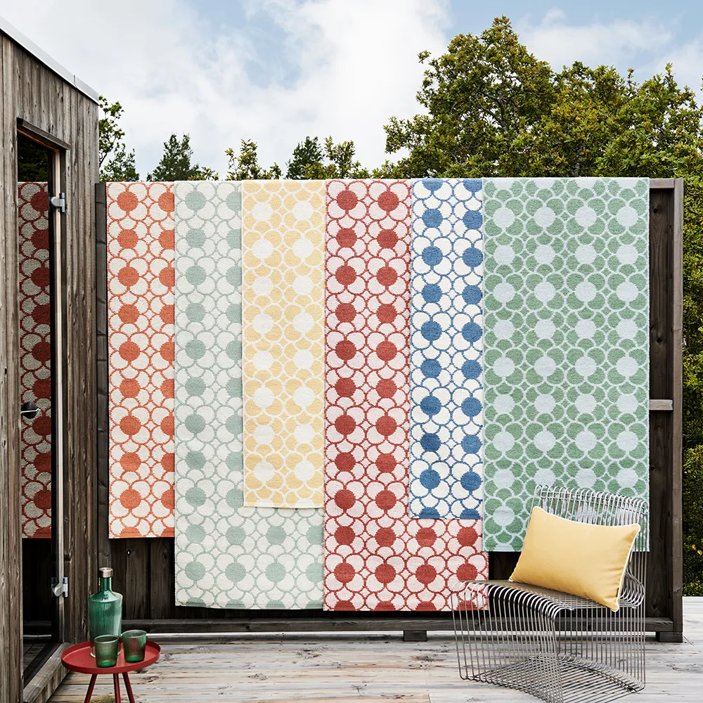 Anya tæppe Pale Orange/Vanilla 70 x 100 cm