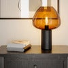 Cozy Bordlampe Sort/Brandy