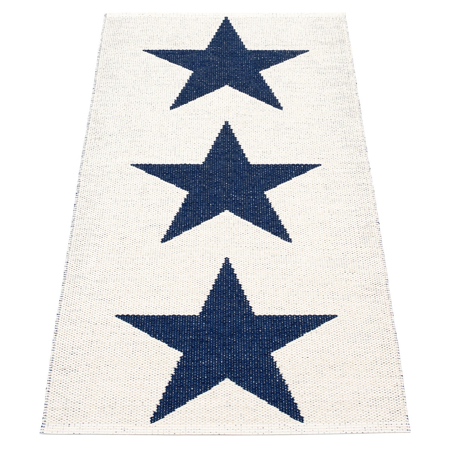 Viggo tæppe 70x150 cm one dark blue / vanilla 