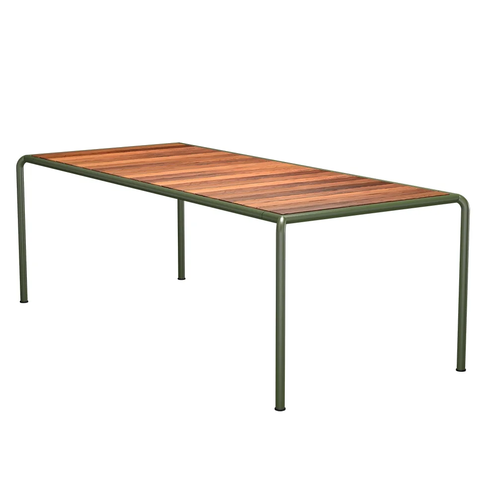  AVANTI Spisebord 222x98 cm ask/olivengrøn