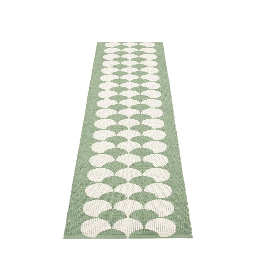 Pappelina, Poppy Oregano / Vanilla tæppe 70 x 250 cm