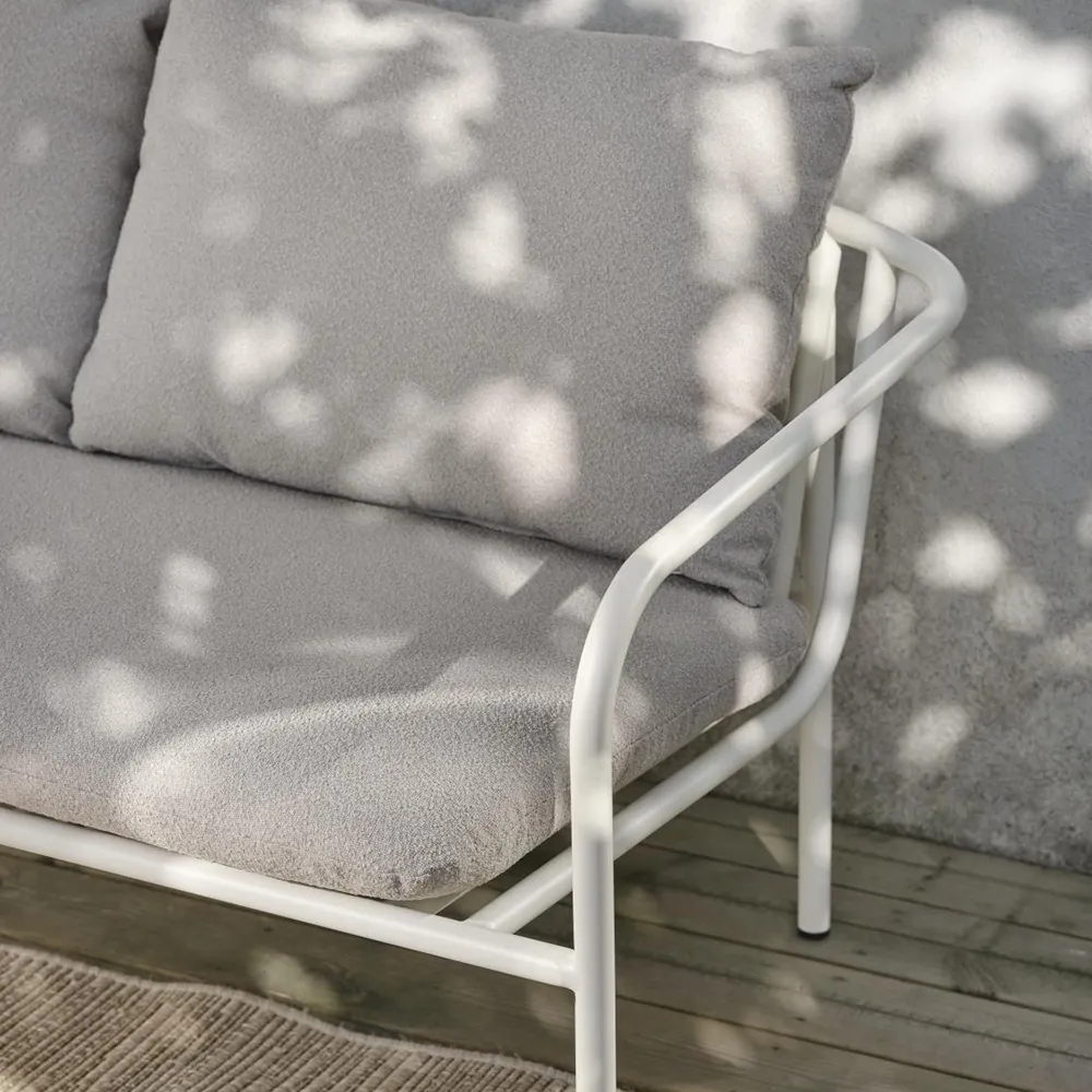 Bendt Sofa Teddy Beige/Pearl White