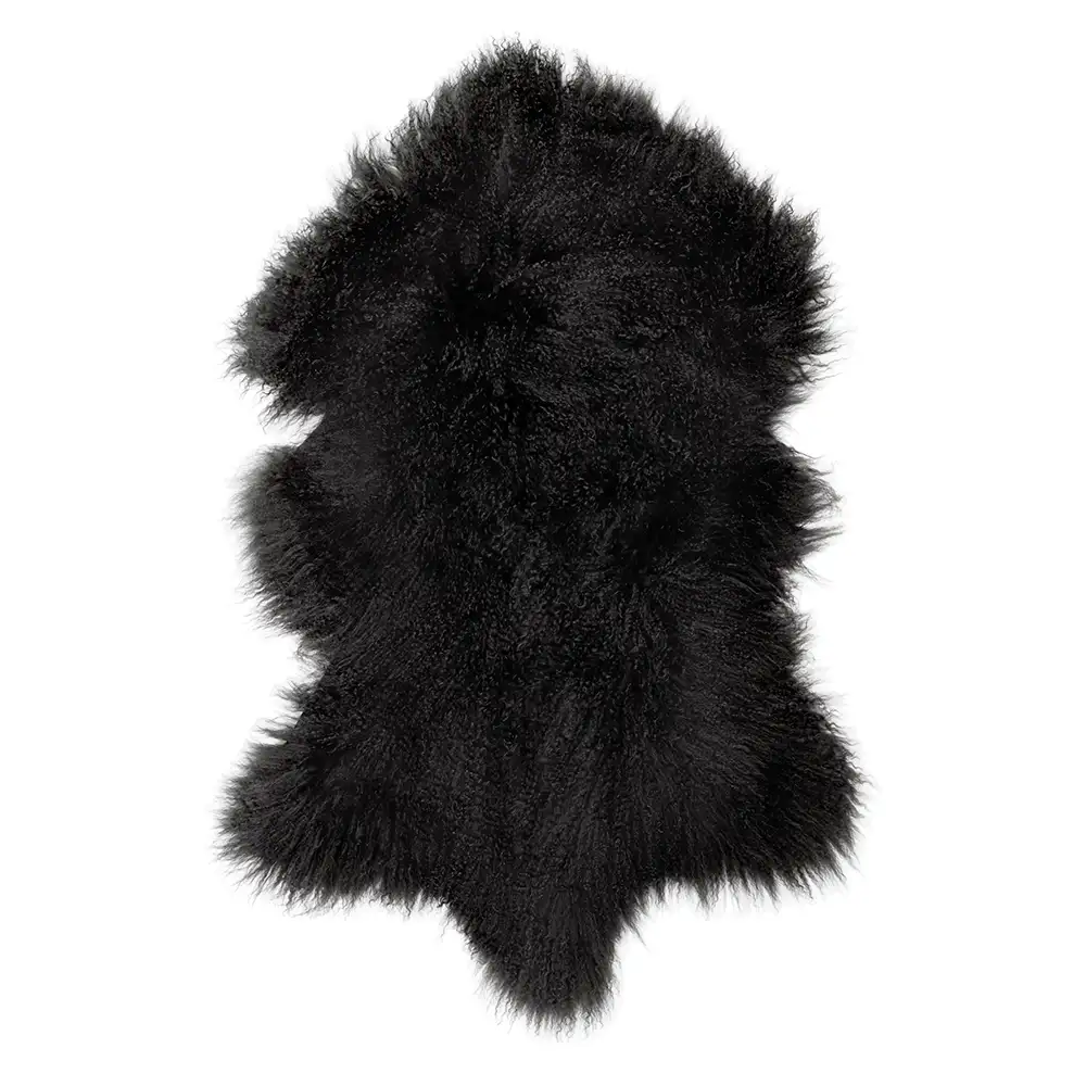 Skinnwille, Shansi Fåreskind 55x95 cm Black