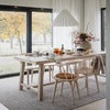 Brooklyn spisebord 220x95 cm hvidpigmenteret eg