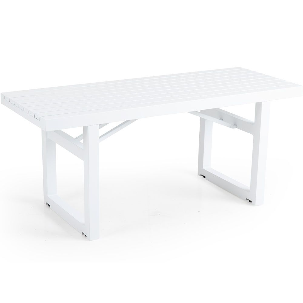 Vevi Bænk 41x105 cm Hvid Brafab