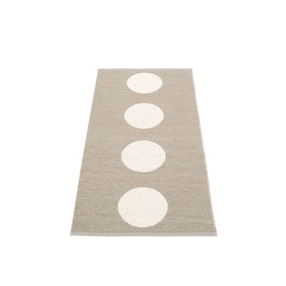 Pappelina, Vera tæppe 70x150 cm mud/vanilla