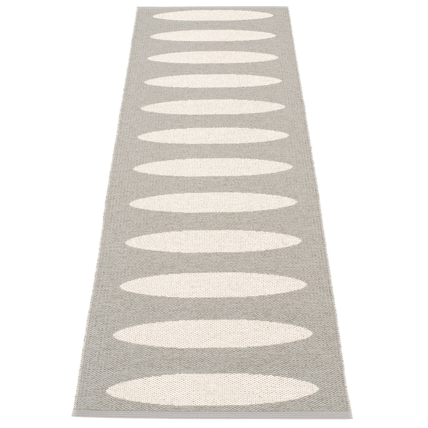 Pappelina, Ella tæppe 70x225 cm warm grey / vanilla