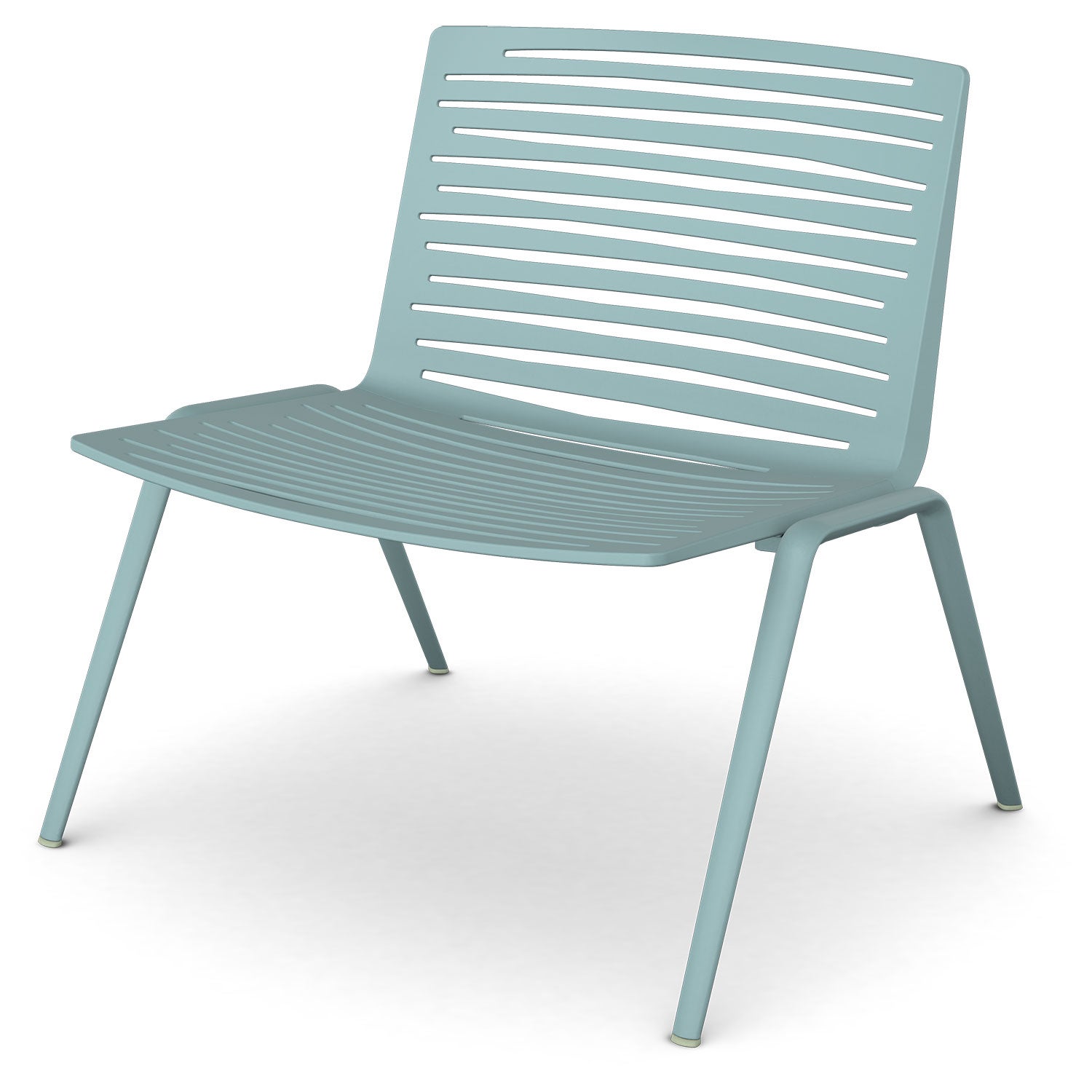 Fast, Zebra lænestol Lys blå