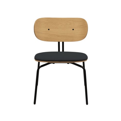 Curious Lounge Chair Eg/Sort Shadow