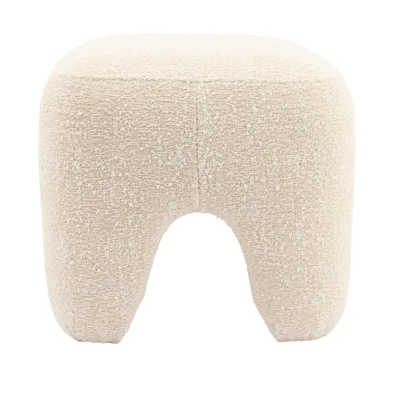 Bayo skammel 46x46x43 cm polyester beige