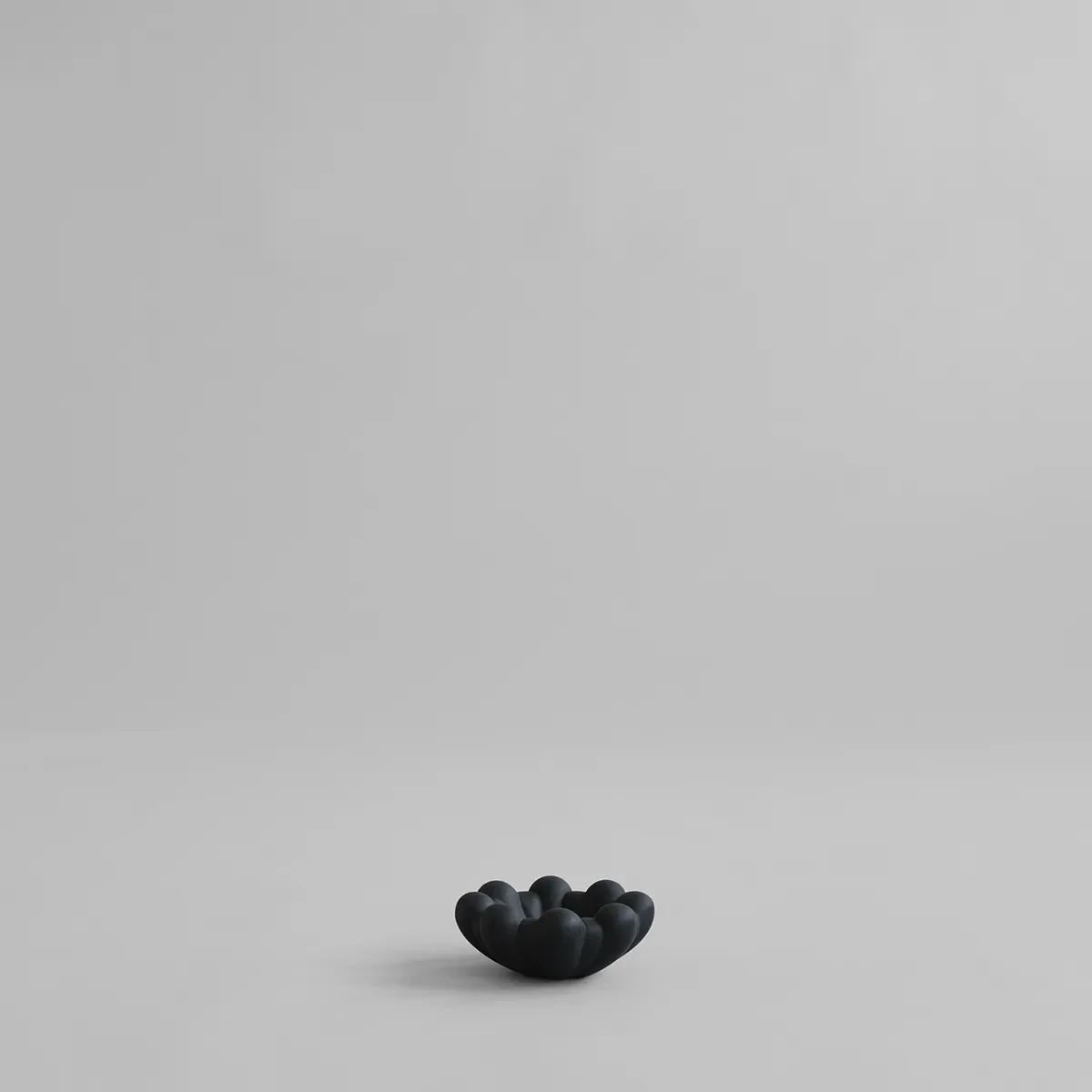 Håndlavet Dekorationsskål Bloom Black Ø 15,5 cm