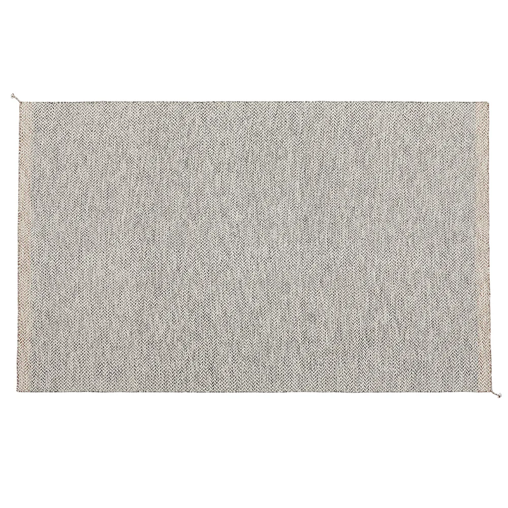 Muuto, Ply Tæppe Recycled Polyester 300x200 cm Black/White