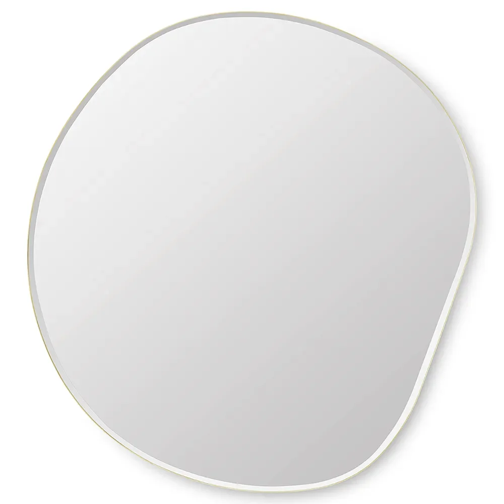 Pond Spejl 87x94 cm Brass