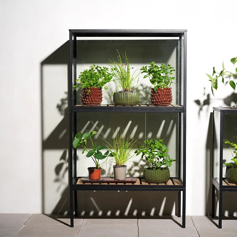 Grower Greens planteskab   høj  svart