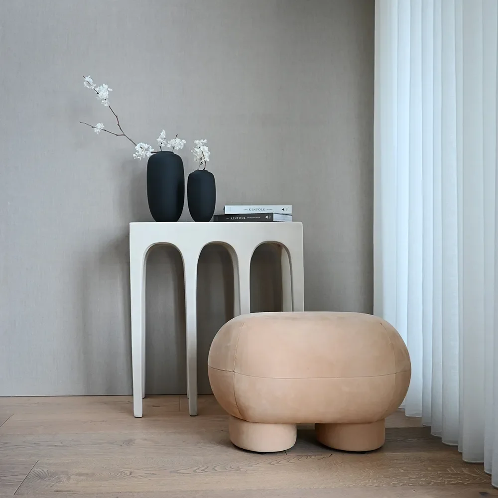 Big Foot Bænk, Petit - Nubuck