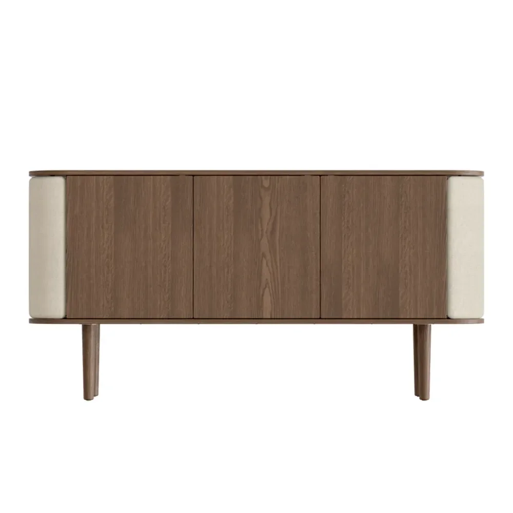 Treasures skab med 3 låger Mørk eg/White Sands