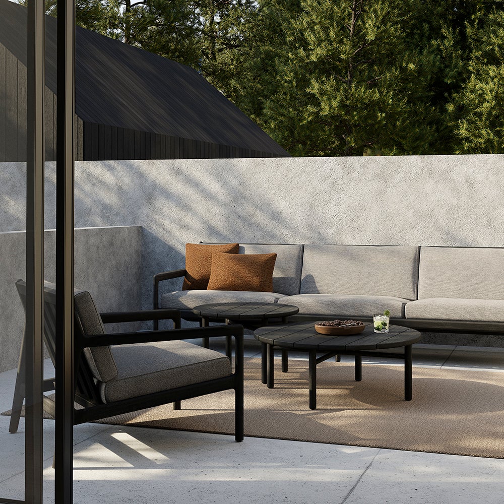 Jack 3-sæders sofa Black/Mocha