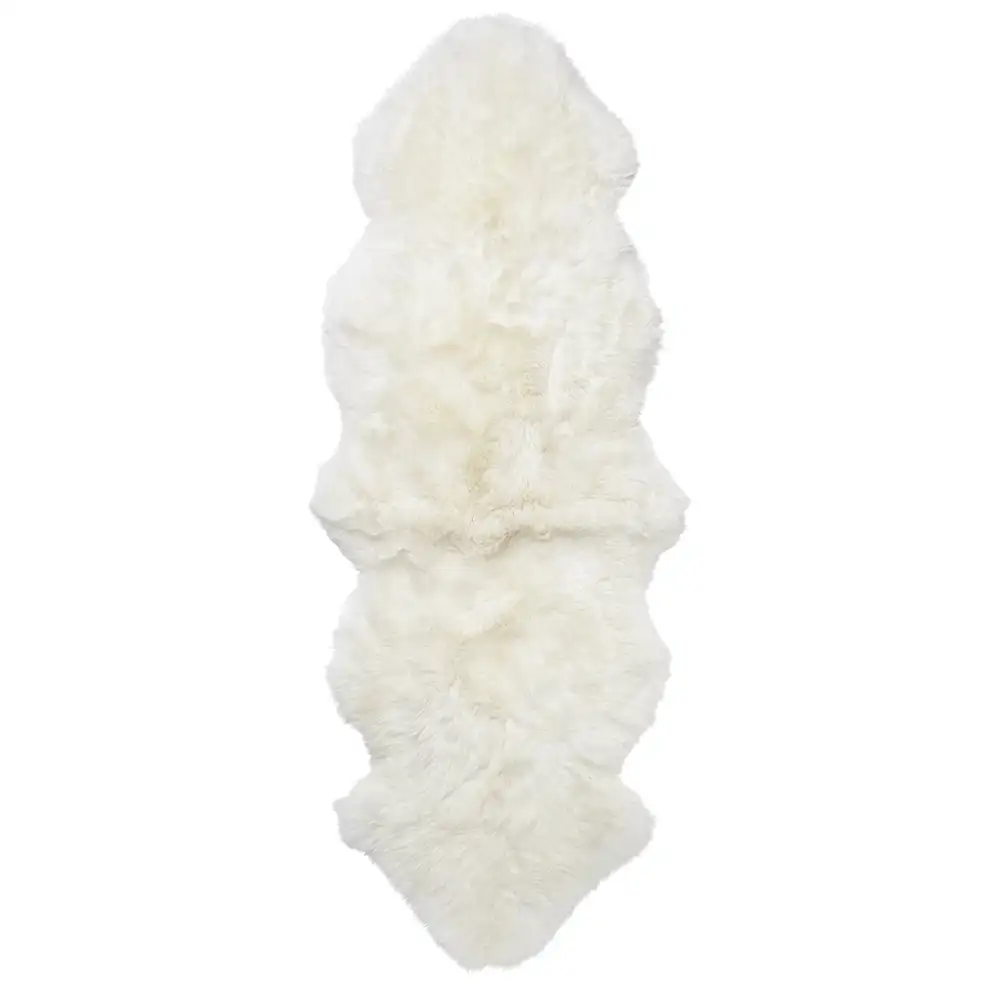 Skinnwille Gently Fåreskind 60×180 cm White