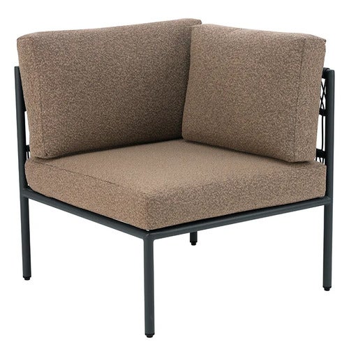 Reno hjørnestykke Sort / Raw Peanut