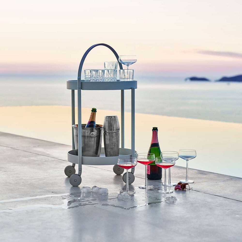 Roll Vogn / Sidebord Lava Grey