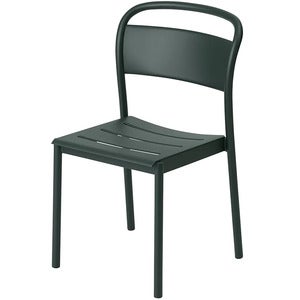 Linear Steel Spisebordsstol Dark Green 