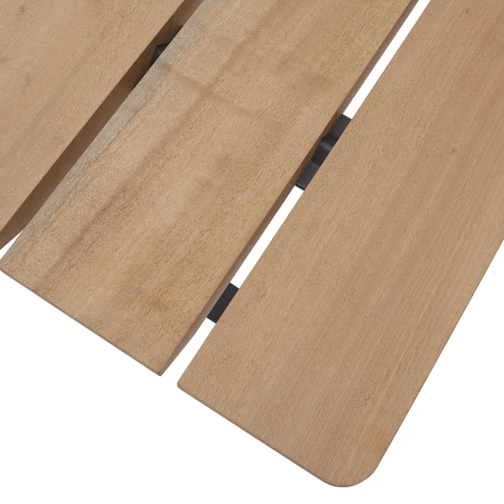 70/70 Spisebord 225x90 cm Sapele Mahogany/Anthracite Black