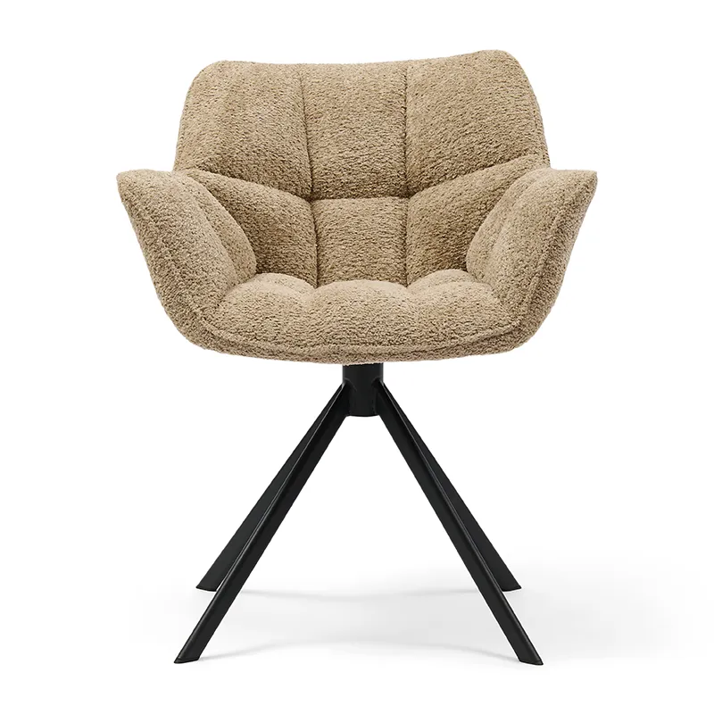 Carnaby stol med armlæn Soft Walnut