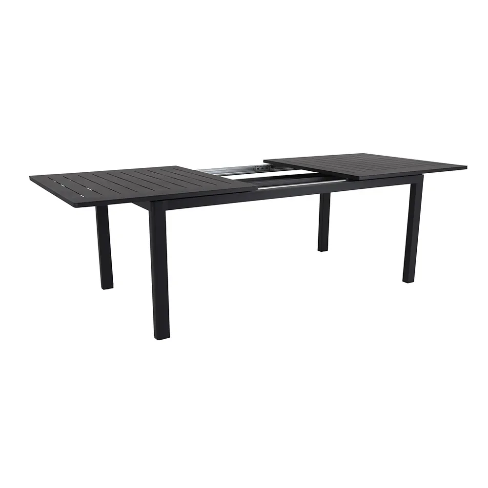 Lomma spisebord 100x194-312 cm sort