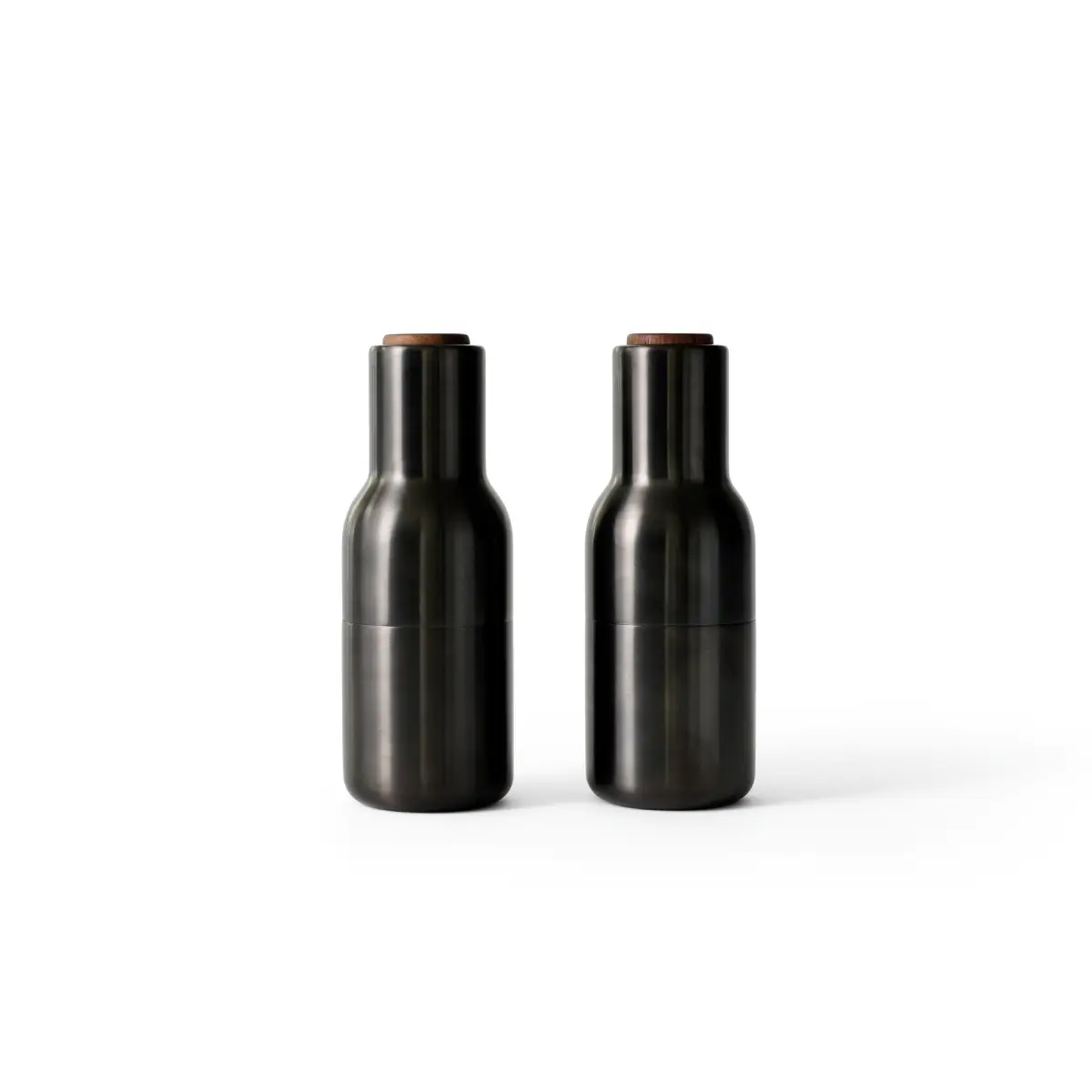 Audo CPH, Bottle Grinder 2-pak Stor - Messing Bronzeret / Valnød