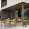 Linear Steel Spisebord 140X75 cm Grey 