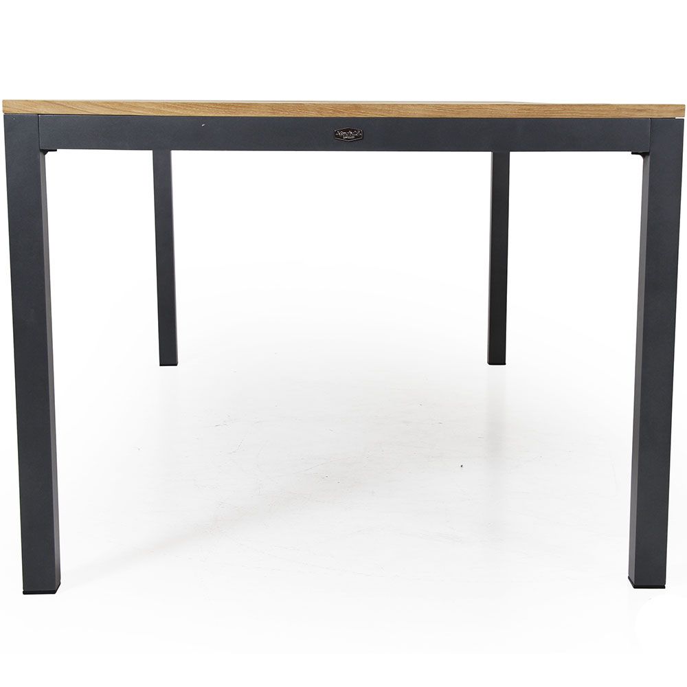 Zalongo Spisebord 100x200 cm Natur/Grå Brafab