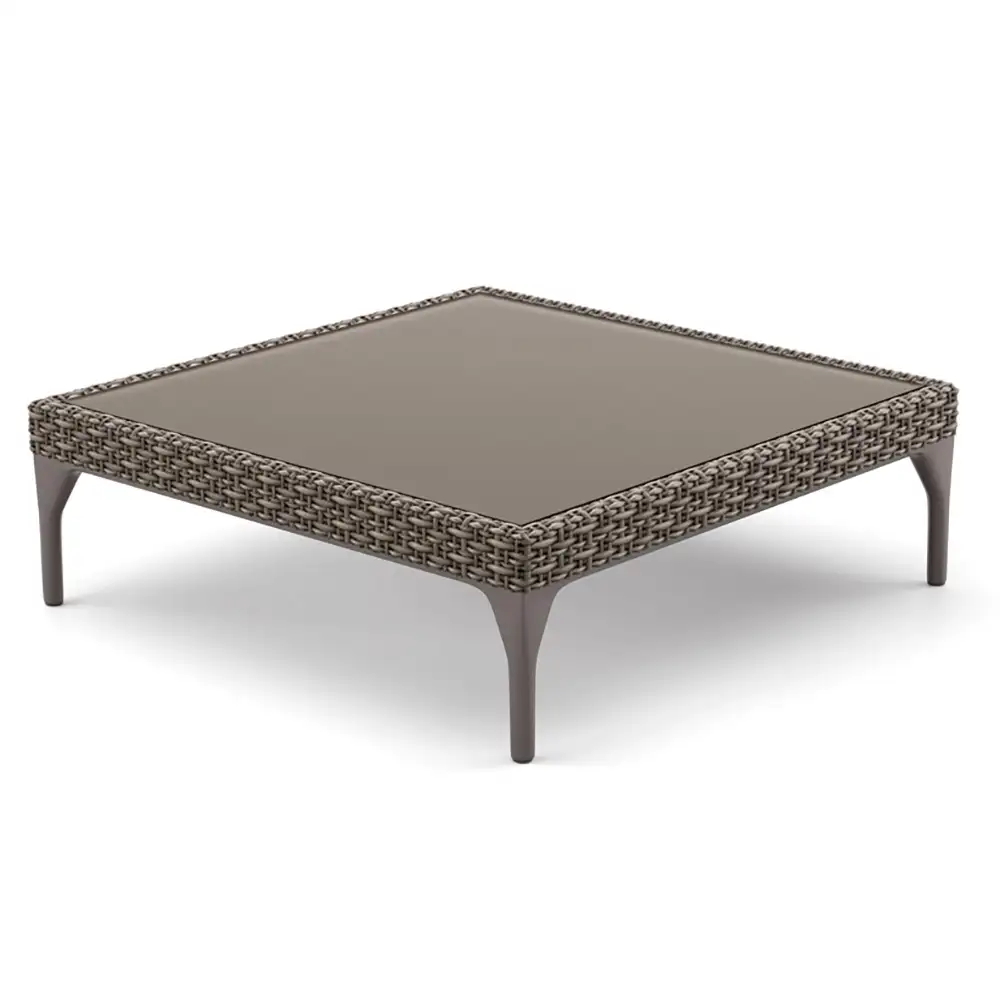 MU sofabord 90x90 glas vulcano